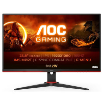 Bildschirm LED 24 Zoll AOC 24G2SPU/BK 165Hz       