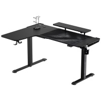 Gaming Tisch Ultradesk Winger, schwarz            